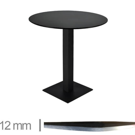 Gastro Rund Tisch Schwarz 69cm