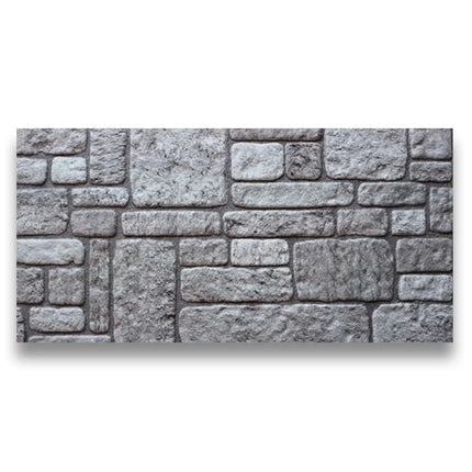 Steinstreifen 3D-Wandplatte EPS K4 Barock Grau – Isolierend – Für Innen/Außen – 100x50x2cm