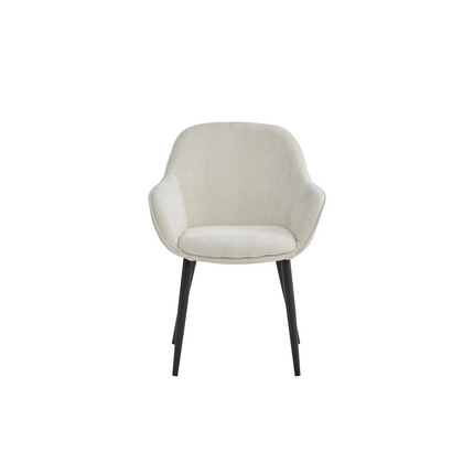 2 Stück Esszimmerstuhl - Metropol - Beige - Linen