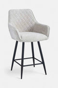 Belissima barkruk - Beige chenille