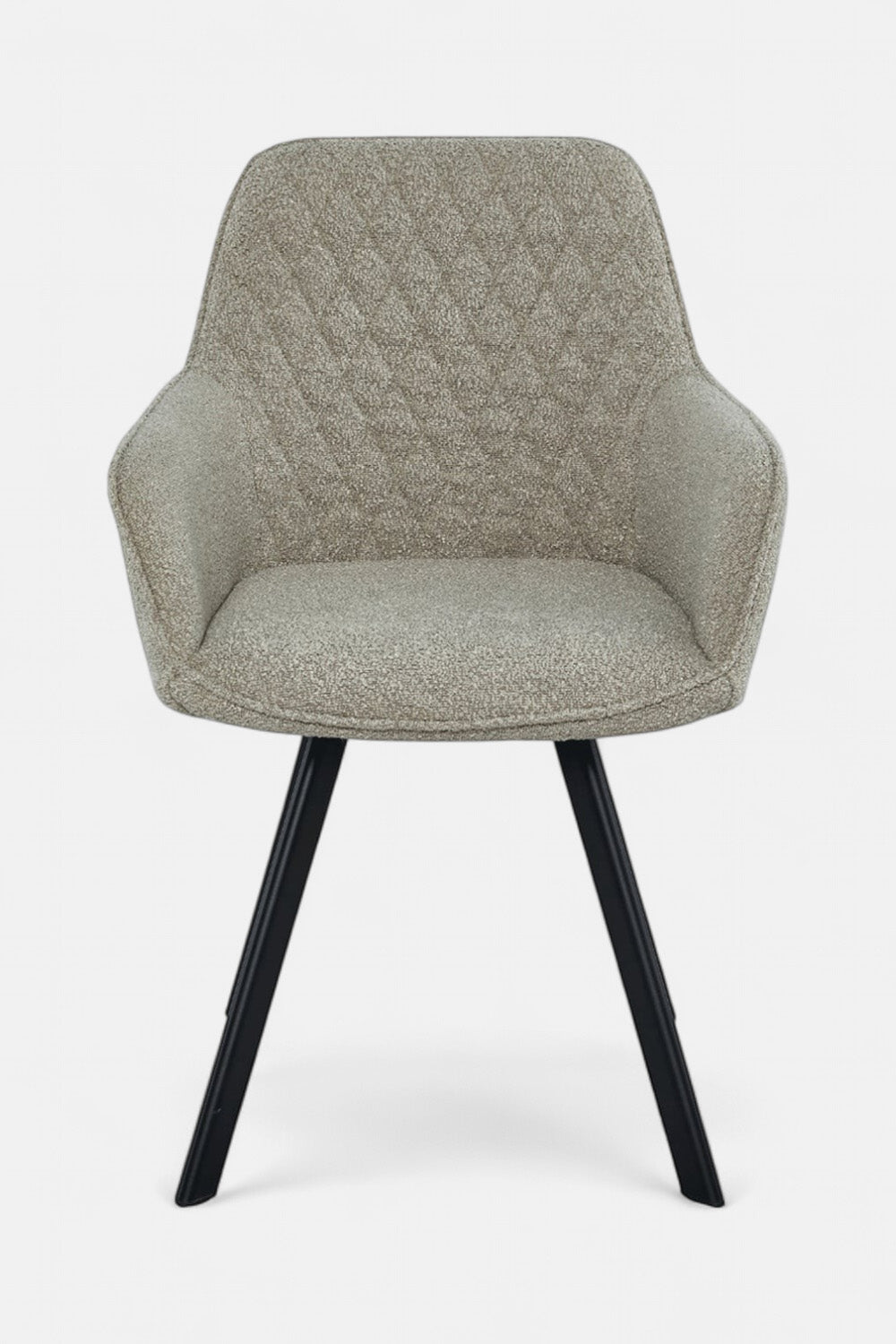 Eetkamerstoel Beverly - Beige Bouclé