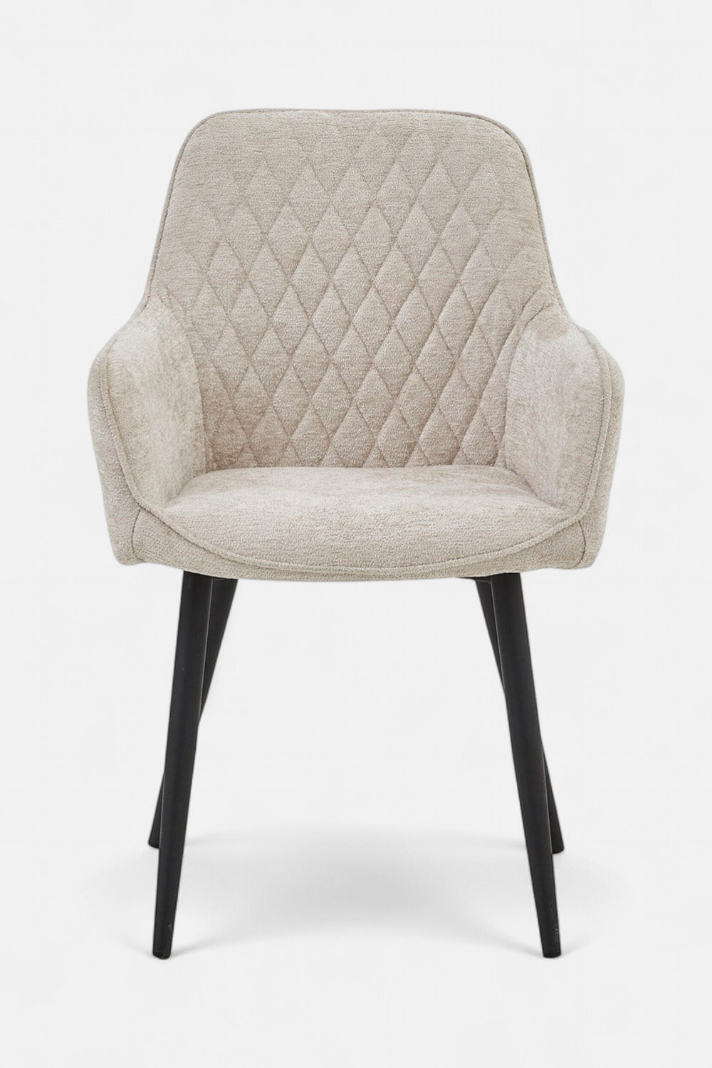 Beverly Eetkamerstoel - Beige Chenille
