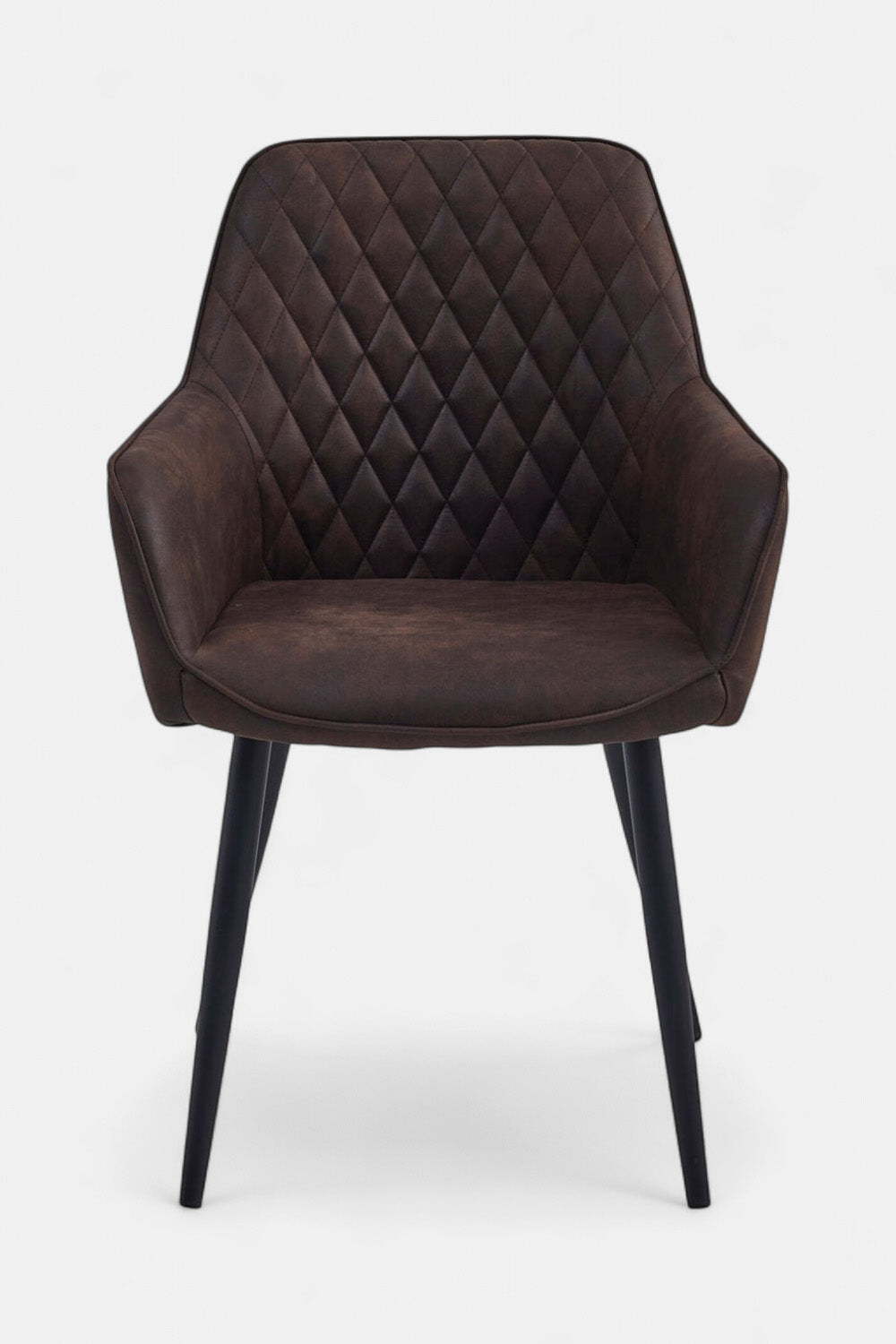 Beverly eetkamerstoel - Bruin microvezel