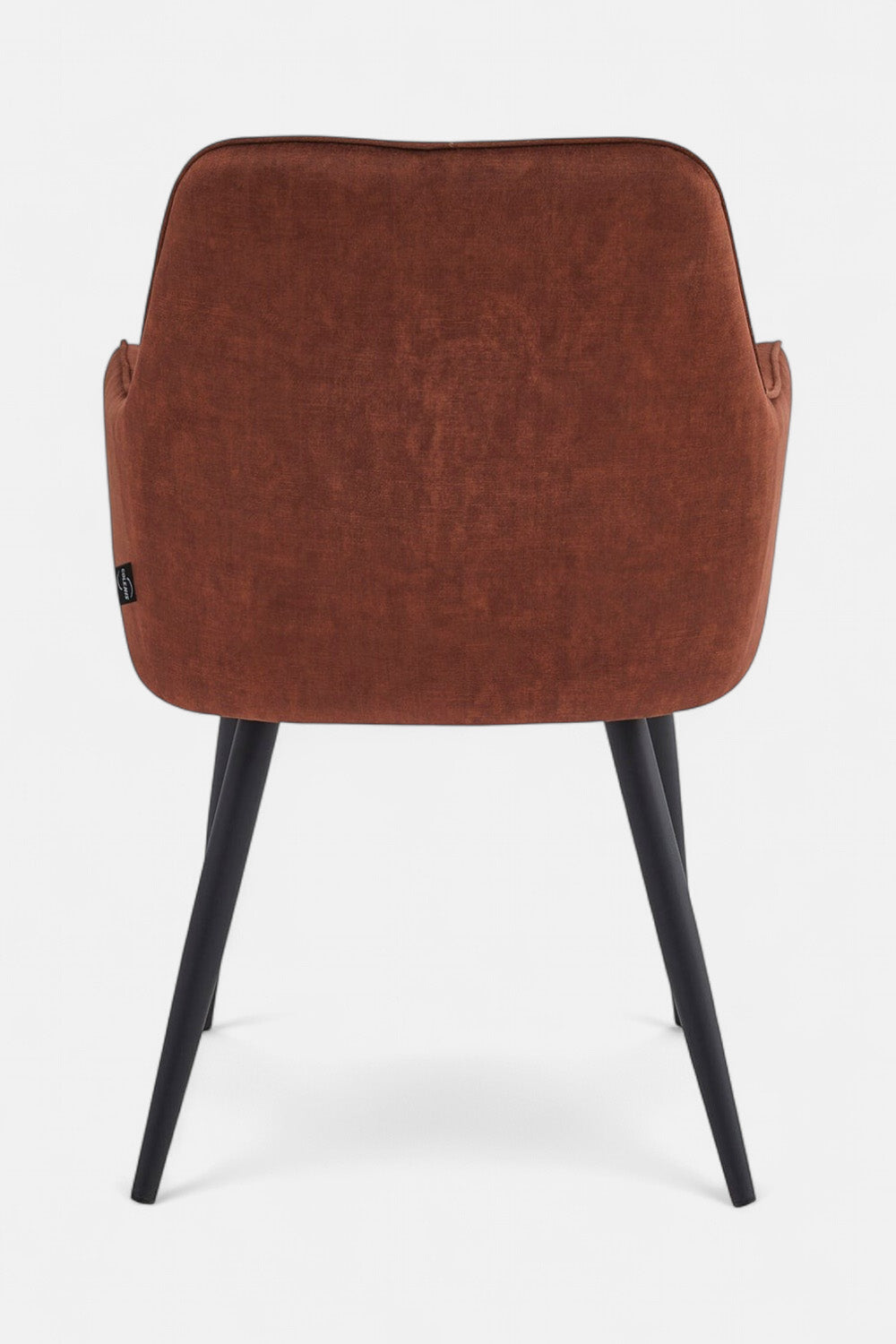Beverly eetkamerstoel - Oxid Red Adore fluweel