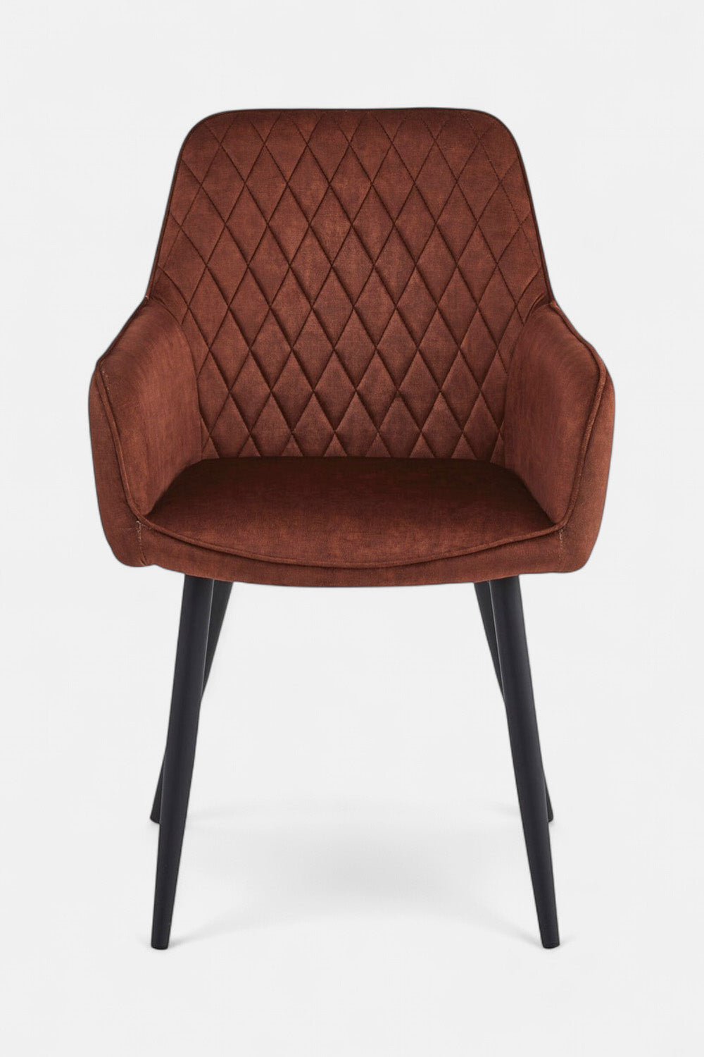 Beverly eetkamerstoel - Oxid Red Adore fluweel