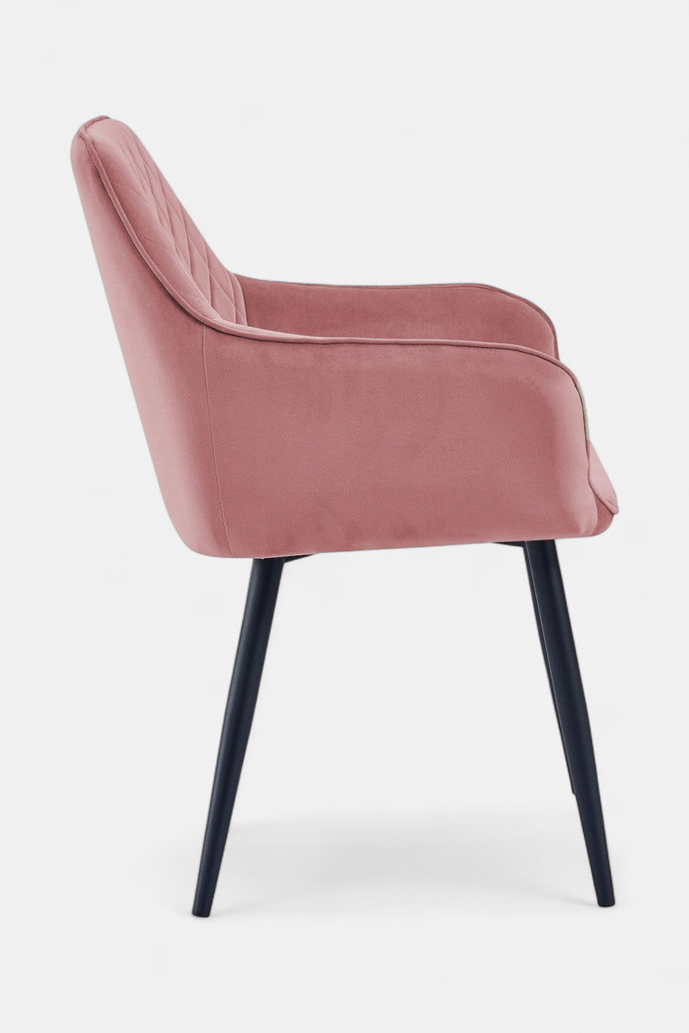 Beverly Eetkamerstoel - Roze Fluweel