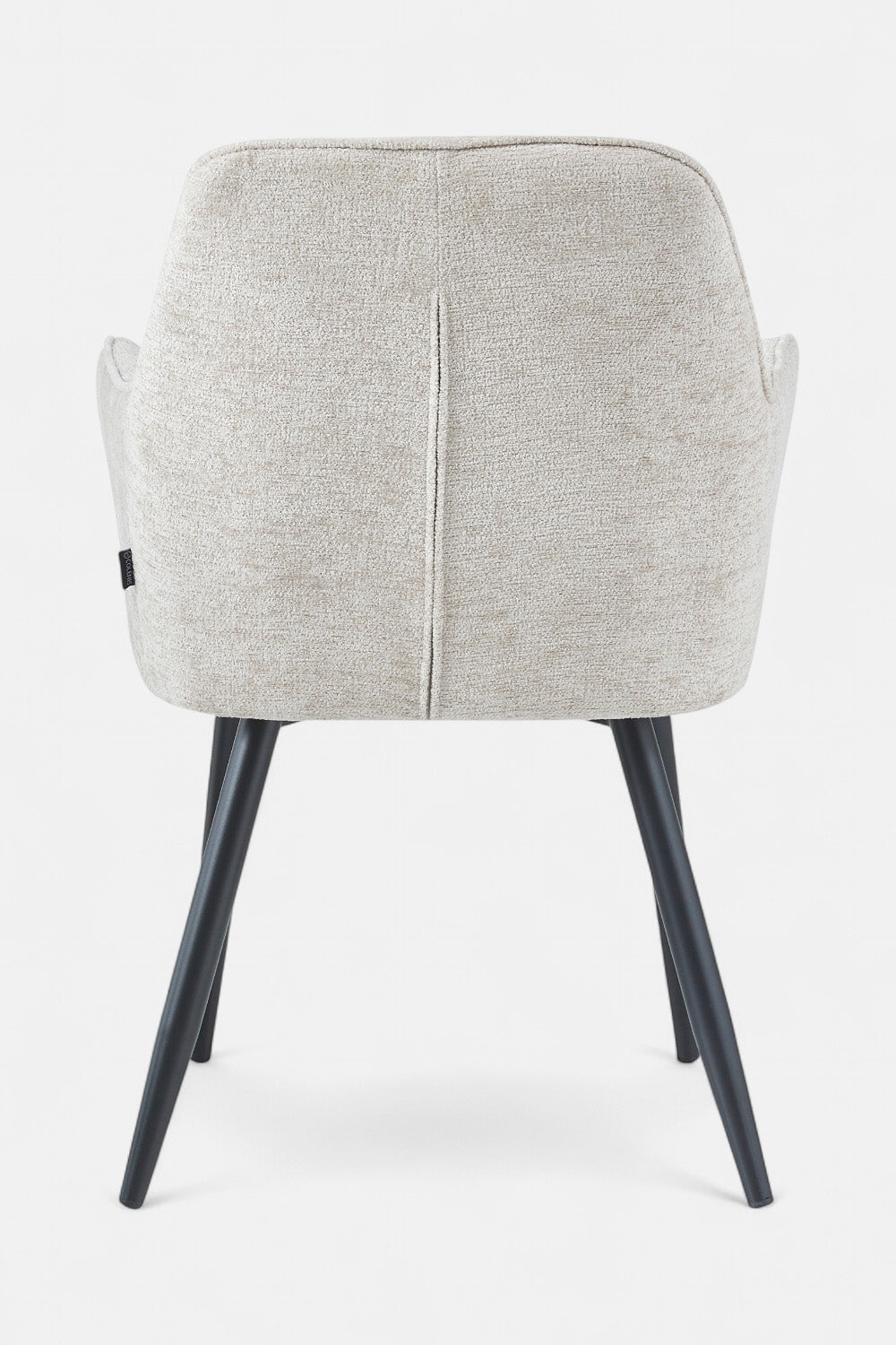 Beverly eetkamerstoel - Taupe Chenille