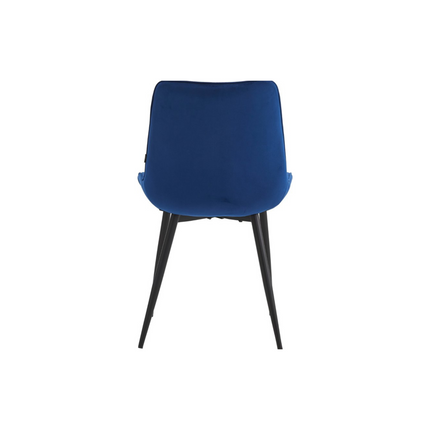 2 Stück Esszimmerstuhl - Adam - Blau - Samt