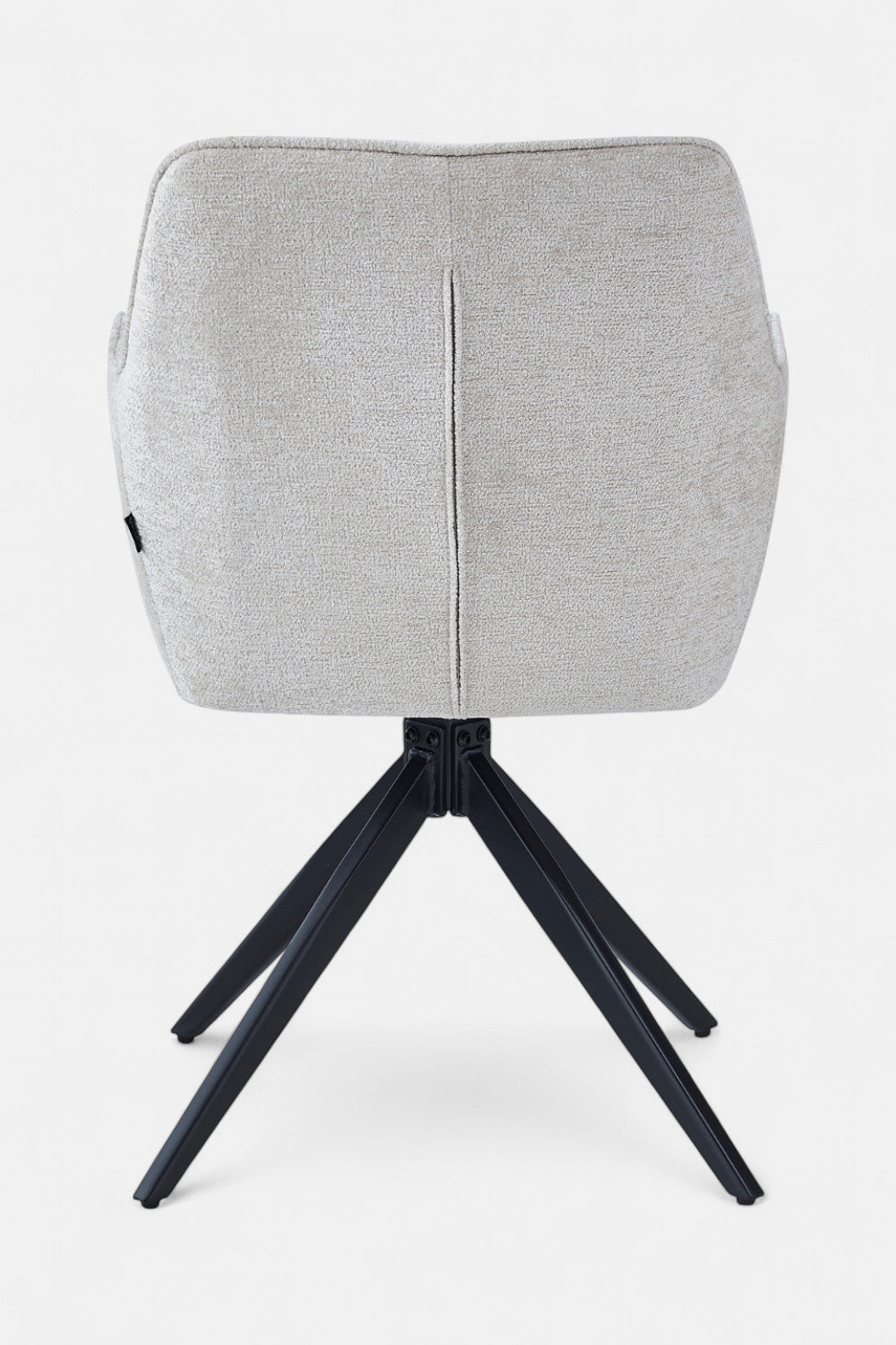 Dali Draaibare Eetkamerstoel - Beige Chenille - 360 Graden