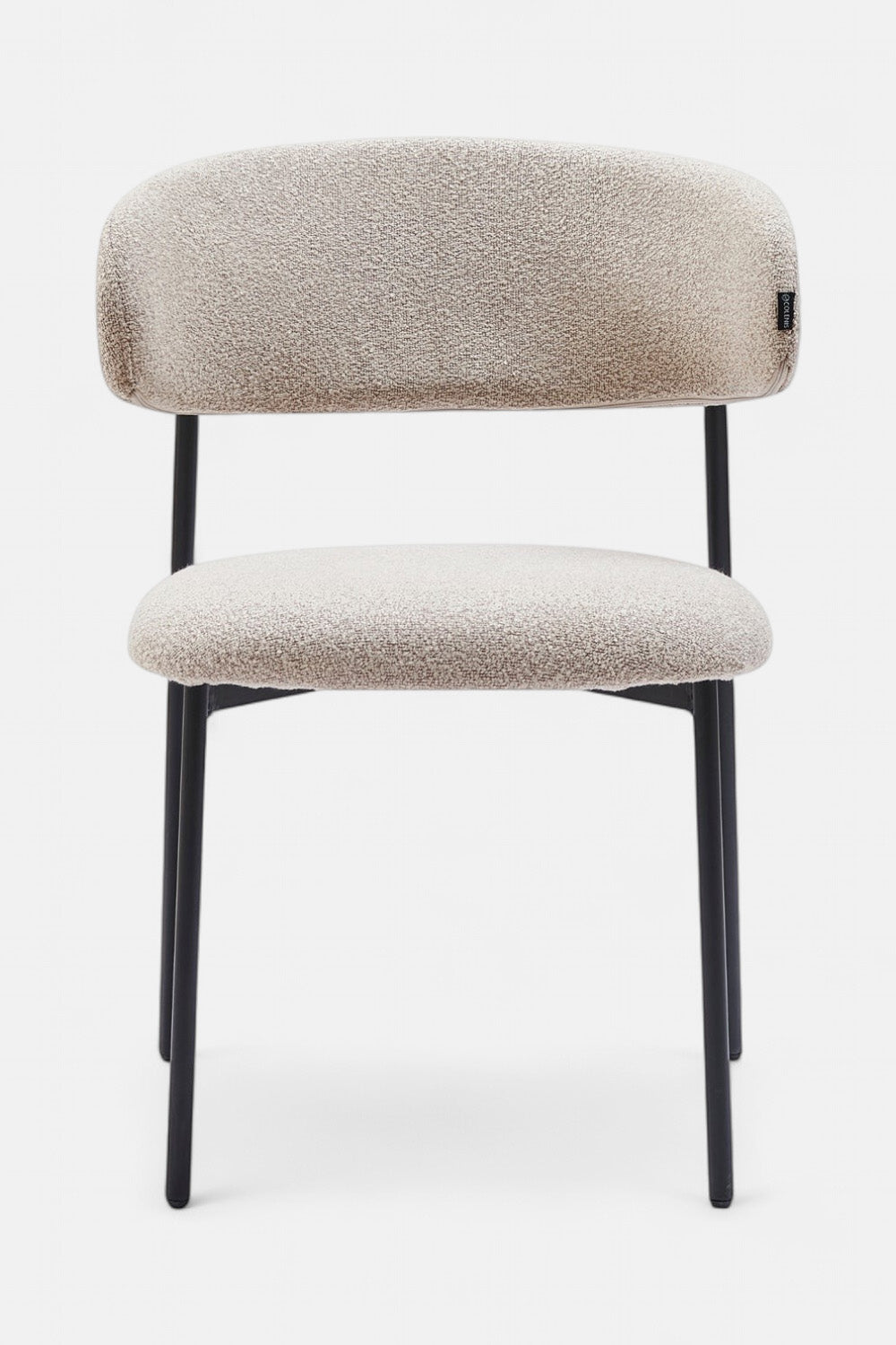 Daria eetkamerstoel - beige bouclé