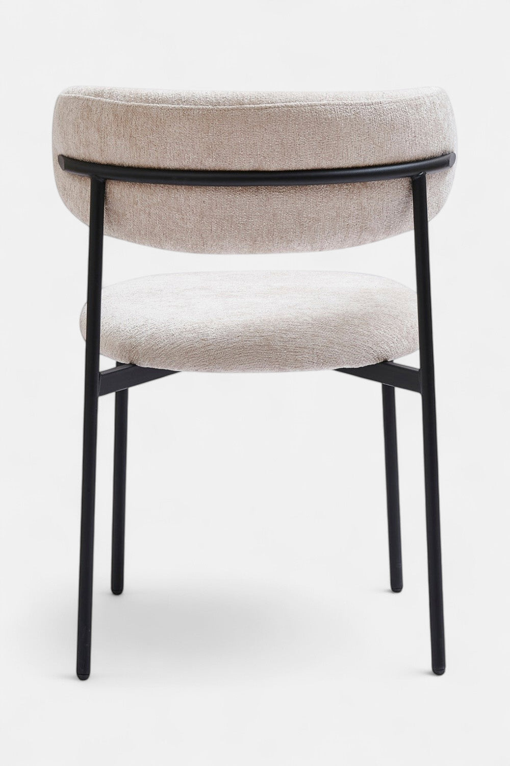 Daria eetkamerstoel - Beige Chenille