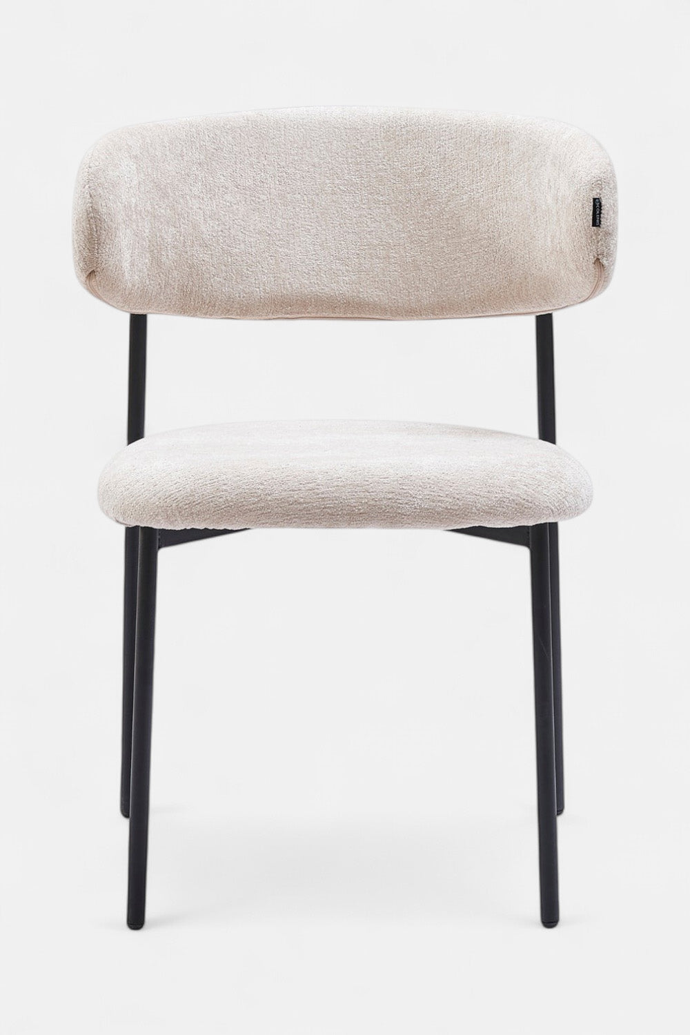 Daria eetkamerstoel - Beige Chenille