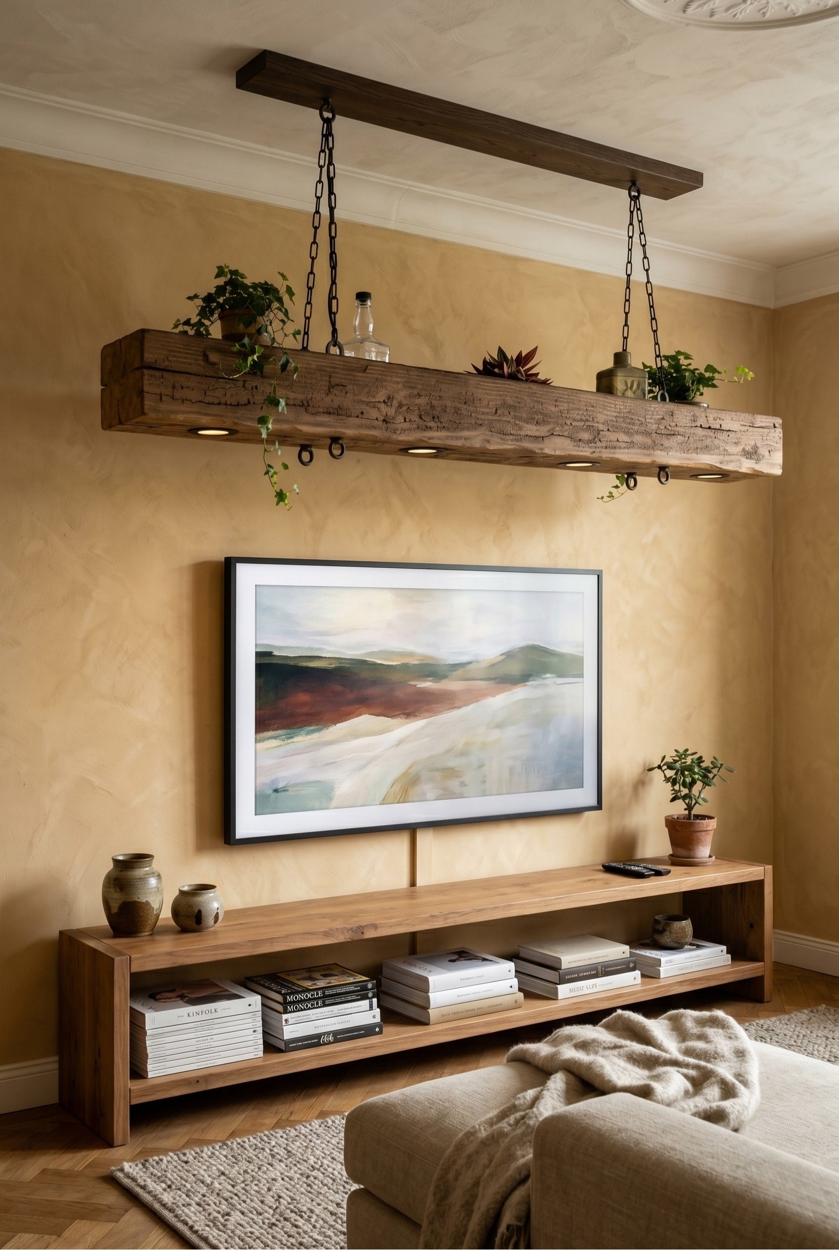 Decoratieve balk - Hout Bruin