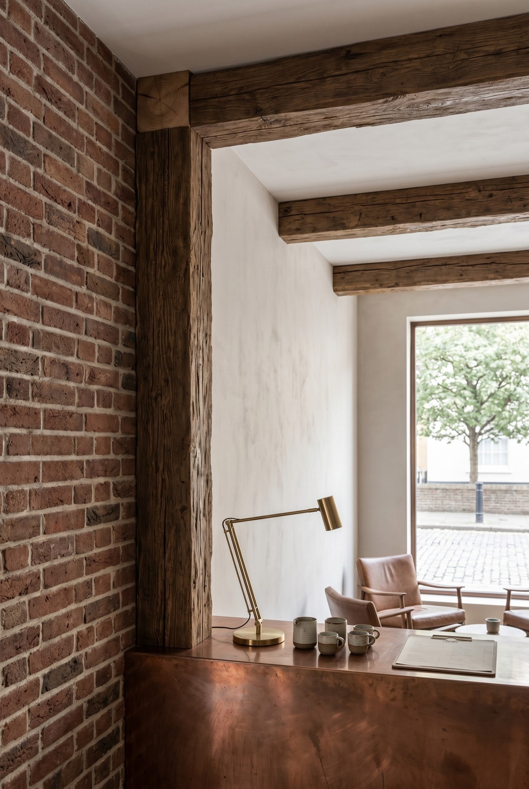 Decoratieve balk - Hout Bruin