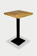 Delfin gastro statafel - mango houtlook - 70 x 70 cm