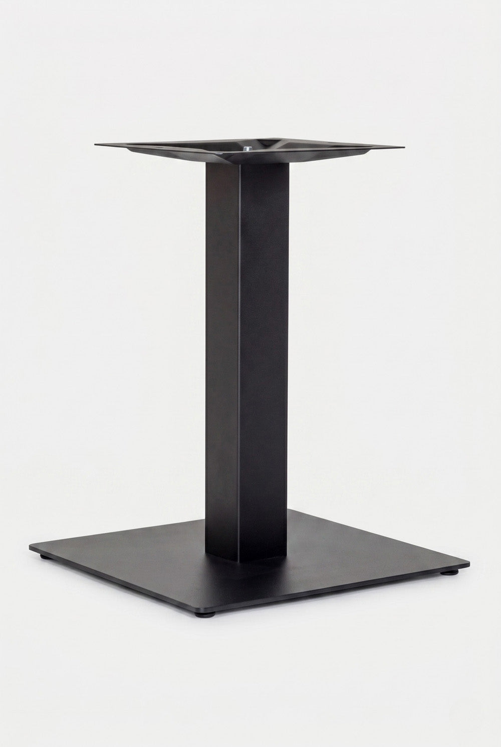 Delfin bistrotafel - Donkerbruin houtlook - 70 x 70 cm