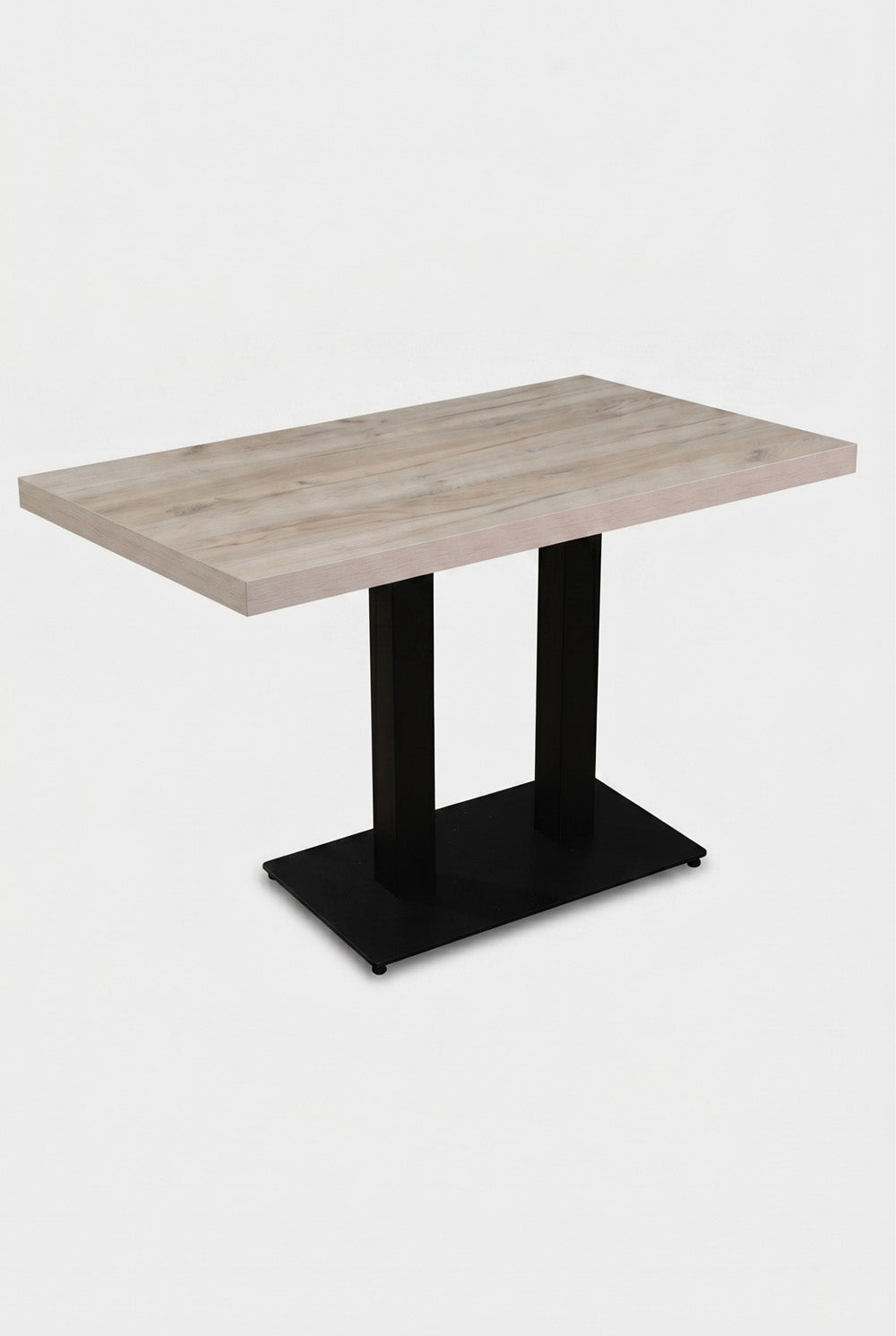 Delfin Bistrotafel - Greige Houtlook - 70 x 120 cm