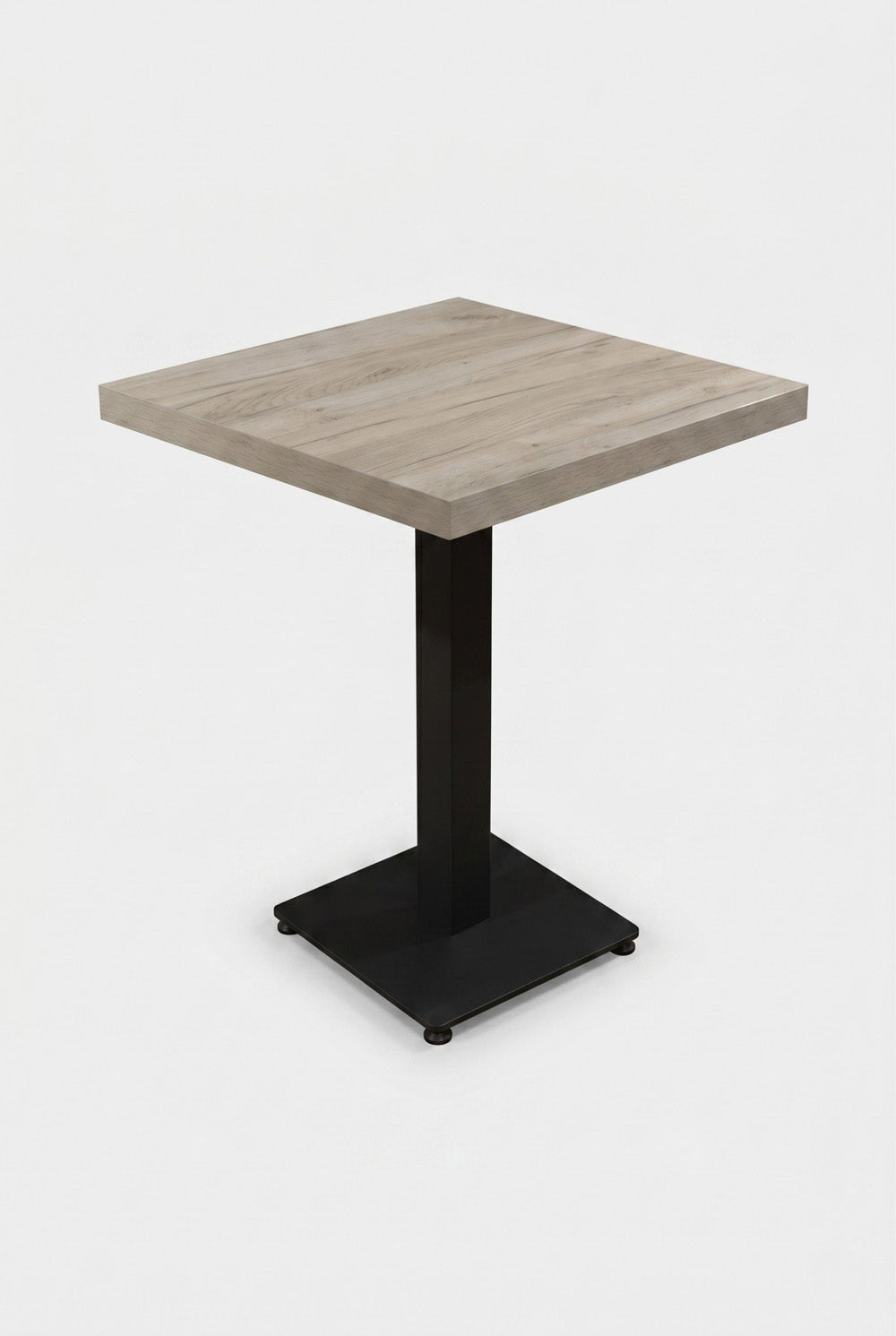 Delfin Bistrotafel - Greige Houtlook - 70 x 70 cm