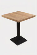Table de bar Dolphin - Aspect bois clair - 70 x 70 cm
