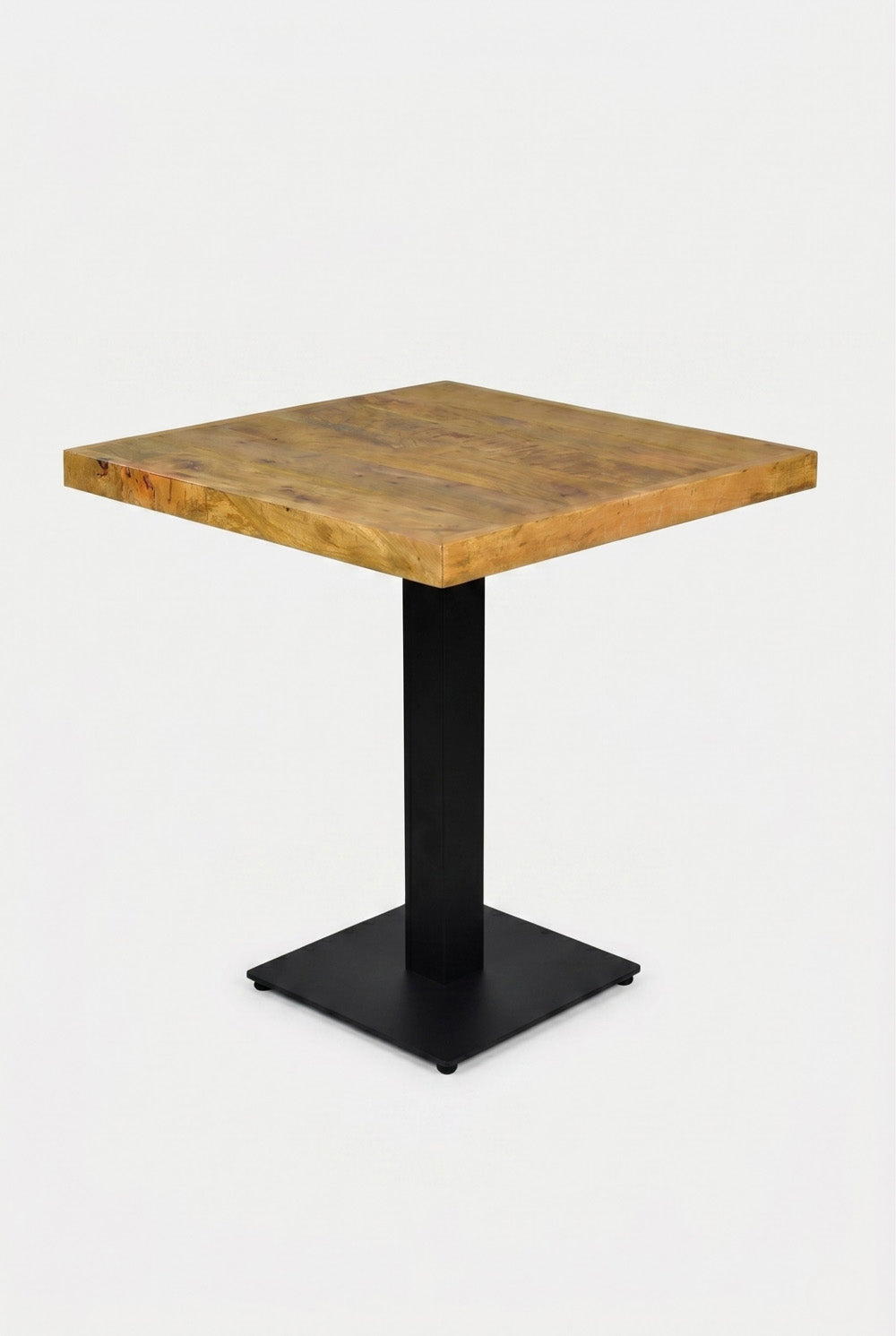 Dolphin horecatafel - mangohoutlook - 70 x 70 cm