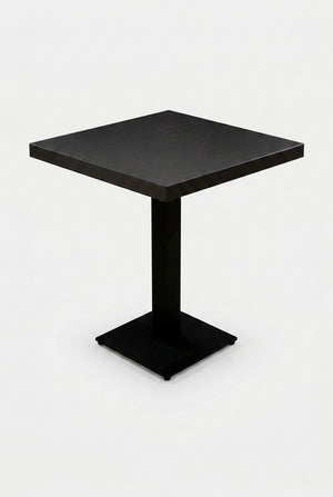 Dolphin horecatafel - Zwart houtlook - 70 x 70 cm