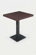 Delfin eettafel - Zwartbruin houtlook - 70 x 70 cm