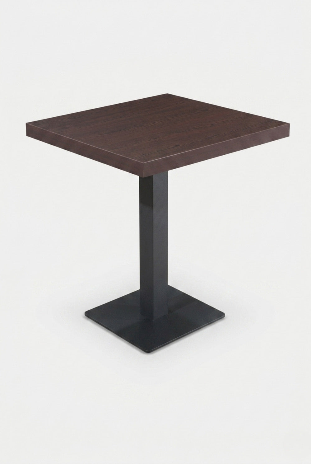 Delfin eettafel - Zwartbruin houtlook - 70 x 70 cm