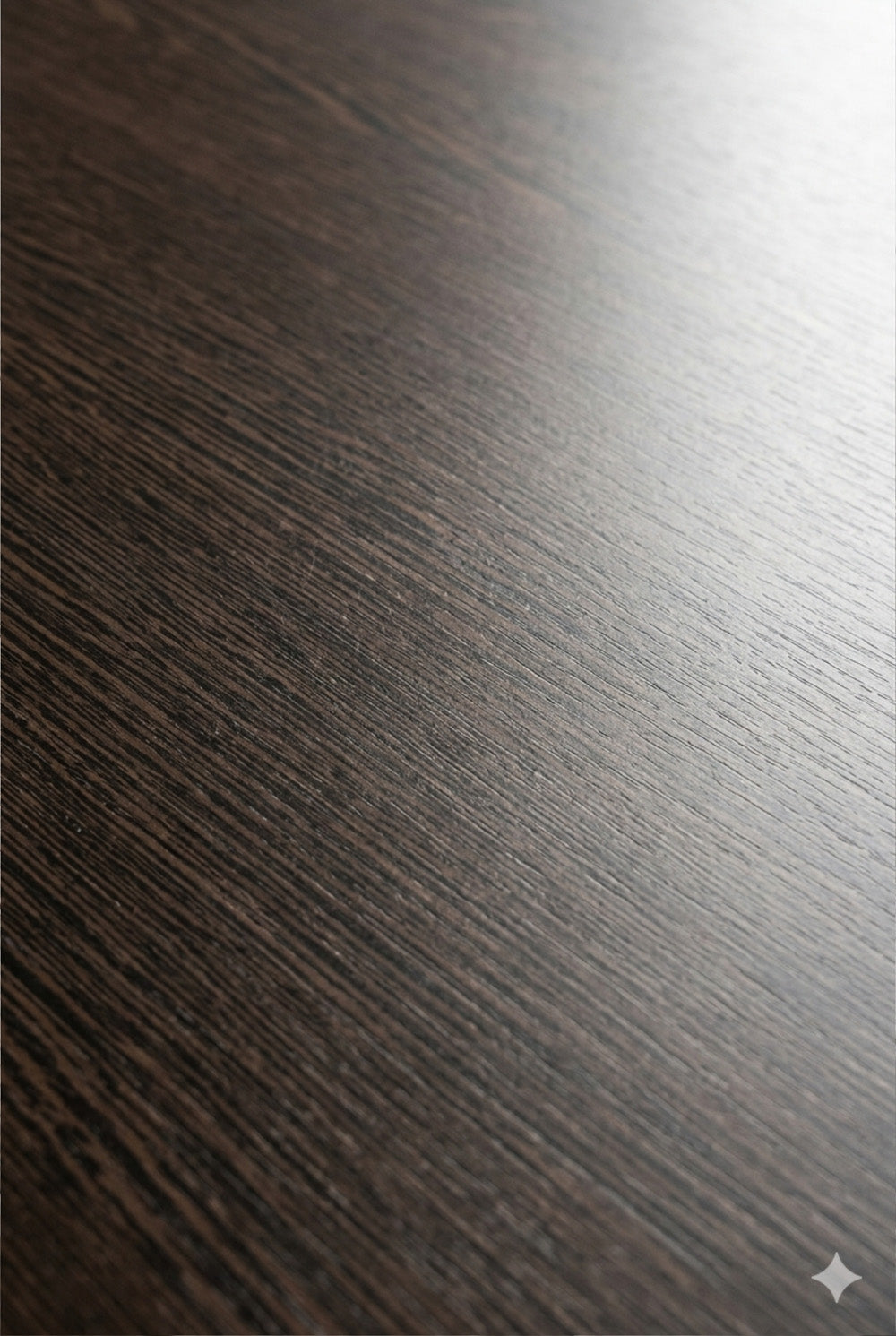 Delfin eettafel - Zwartbruin houtlook - 70 x 70 cm