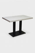 Dolfijn Bistrotafel - Witgrijs houtlook - 70 x 120 cm