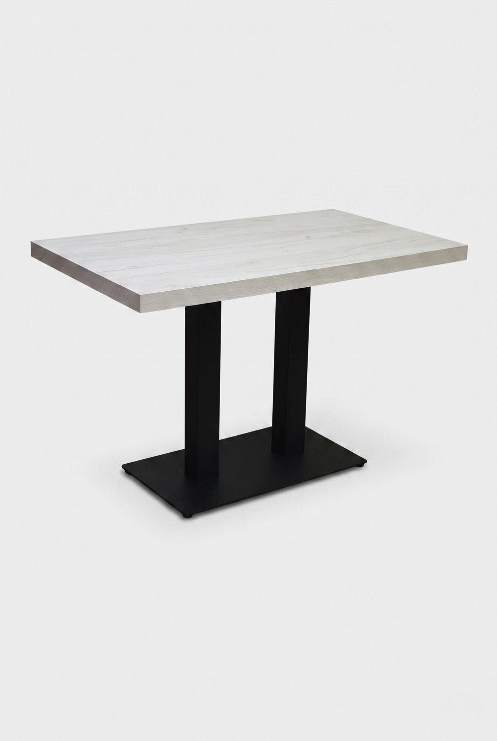 Dolfijn Bistrotafel - Witgrijs houtlook - 70 x 120 cm