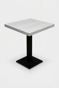 Delfin horecatafel - Witgrijs houtlook - 70 x 70 cm