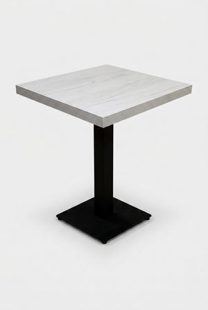 Delfin horecatafel - Witgrijs houtlook - 70 x 70 cm