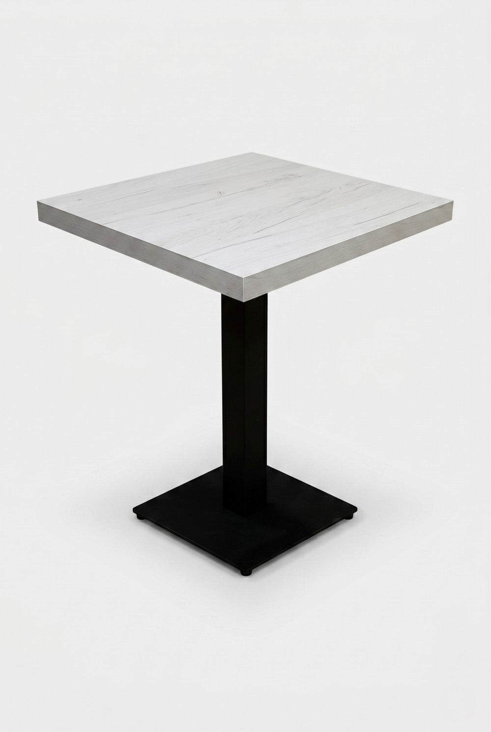 Delfin horecatafel - Witgrijs houtlook - 70 x 70 cm