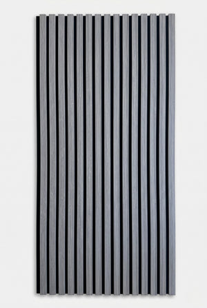 Eiken Grijs - MDF & Vilt & 3-zijdig fineer - Akoestische panelen - 60 x 270 x 2 cm