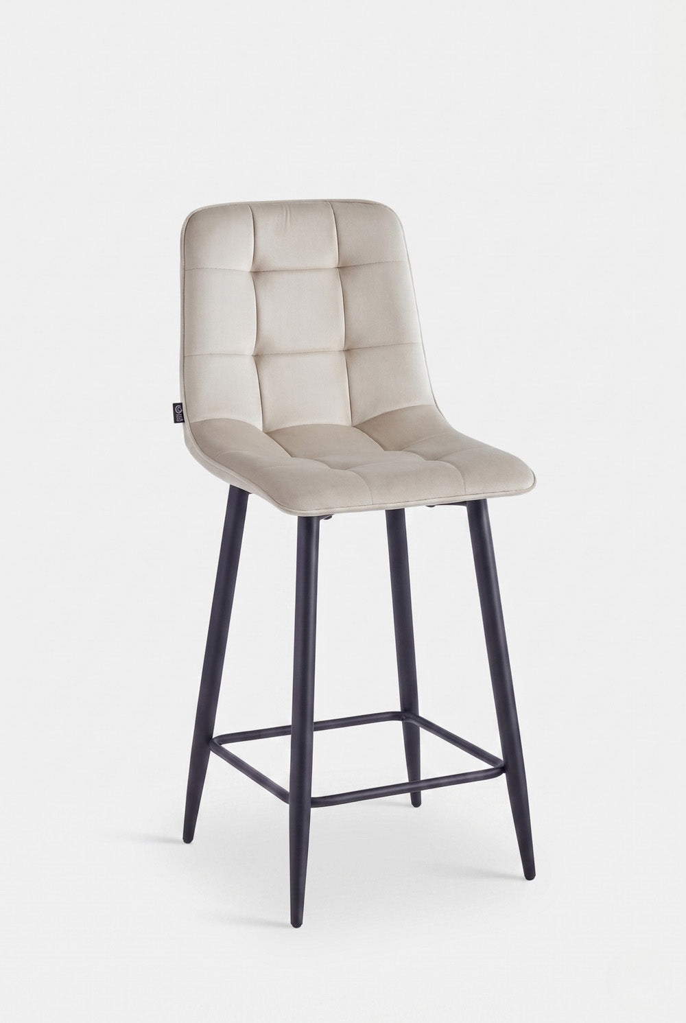 Ela Barhocker - Beige Samt