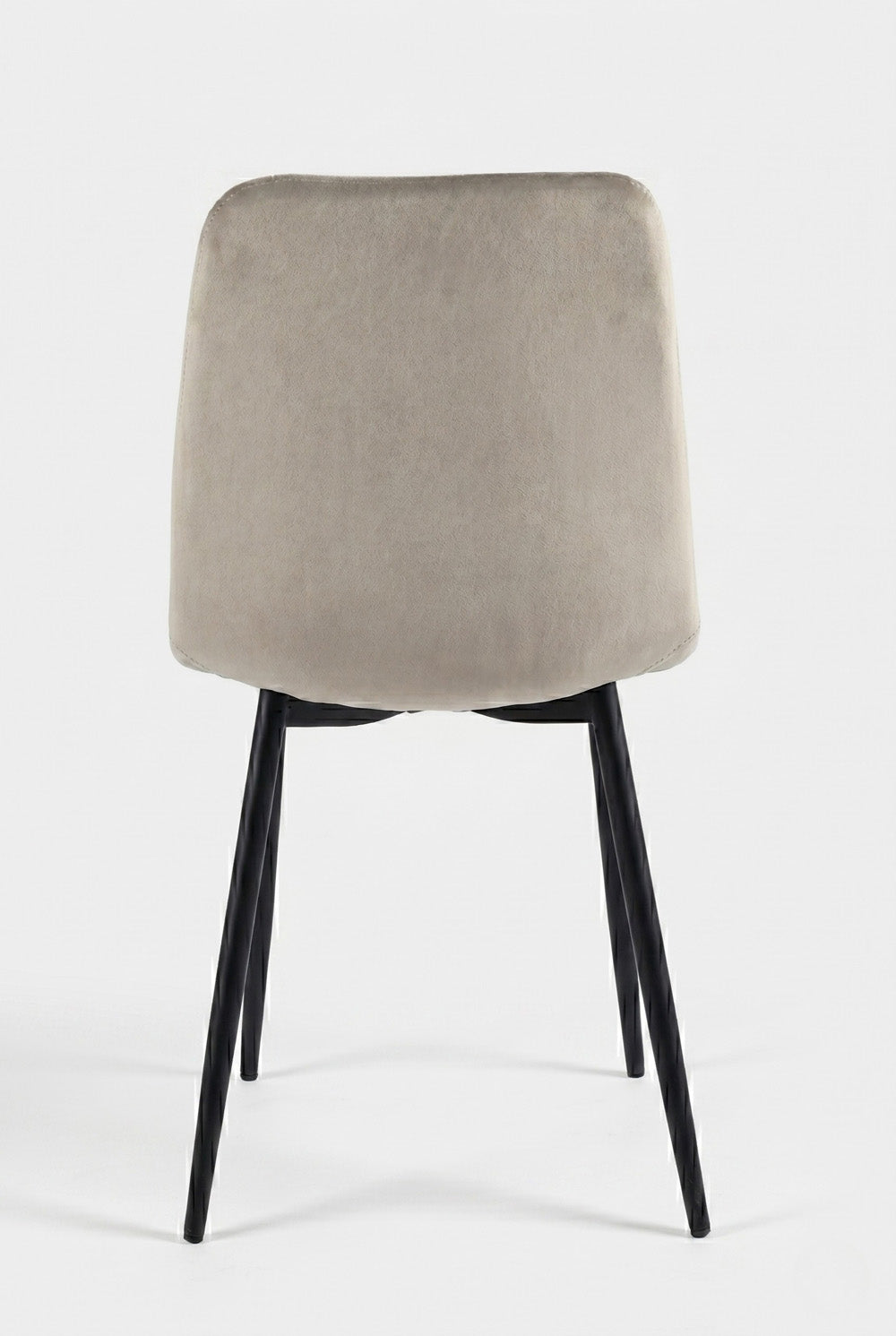 Ela eetkamerstoel - Beige fluweel