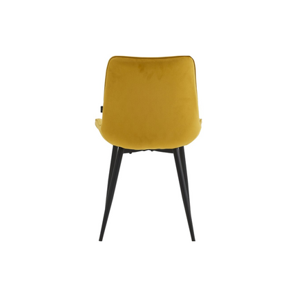 2 Stück Esszimmerstuhl - Adam - Gold - Samt