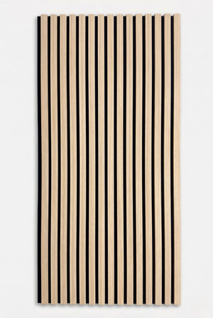 Licht eiken - MDF & vilt & 3-zijdig fineer - akoestische panelen - 60 x 270 x 2 cm