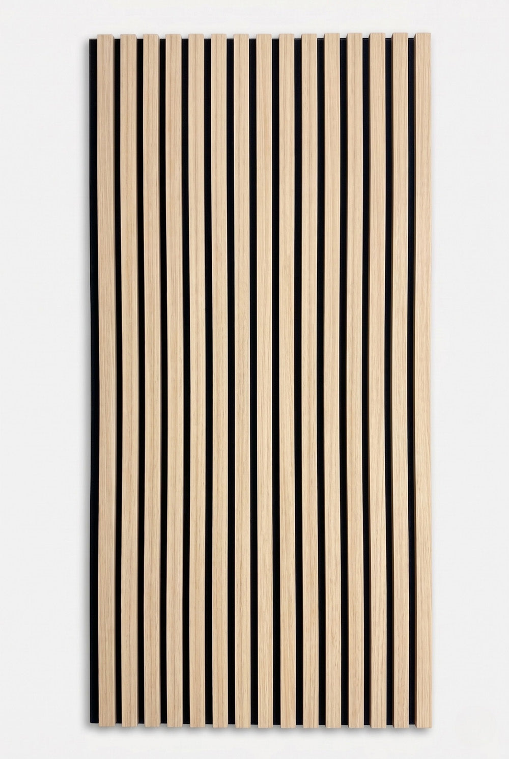 Licht eiken - MDF & vilt & 3-zijdig fineer - akoestische panelen - 60 x 270 x 2 cm