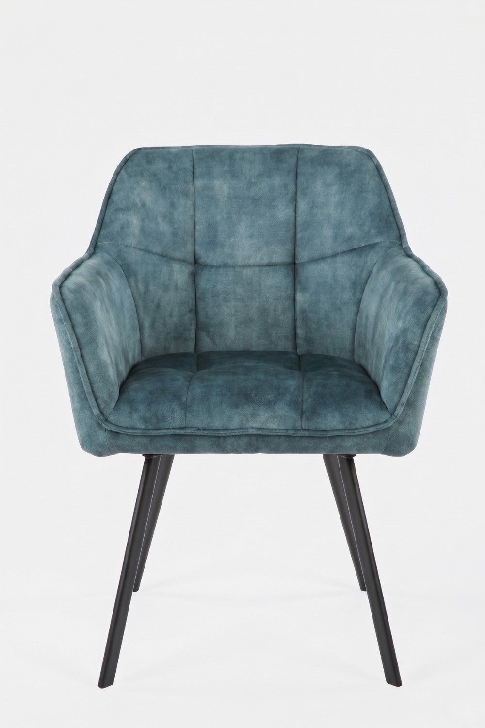 Hobbs eetkamerstoel - Blauw Adore fluweel