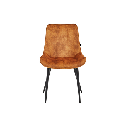 2 Stück Esszimmerstuhl - Verta - Honig - Adoré Samt