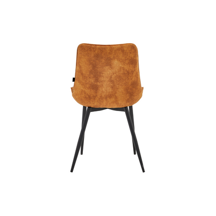 2 Stück Esszimmerstuhl - Verta - Honig - Adoré Samt