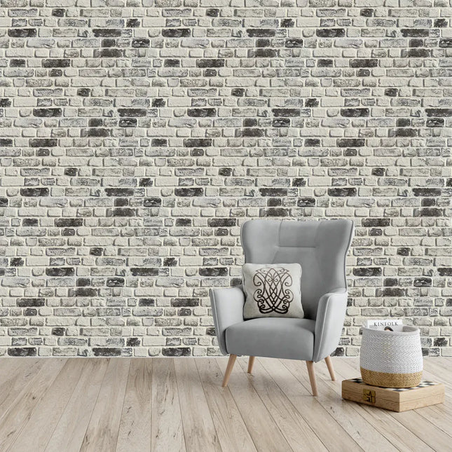 Nando Brick – Ziegelsteinstreifen 3D Wandpaneel
116x59x2.7cm