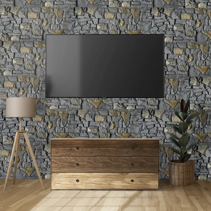 Arizona Dark – Ziegelsteinstreifen 3D Wandpaneel
116x59x3,5cm