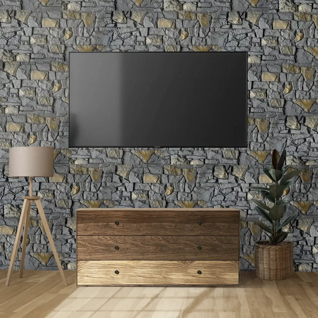 Arizona Dark – Ziegelsteinstreifen 3D Wandpaneel
116x59x3,5cm