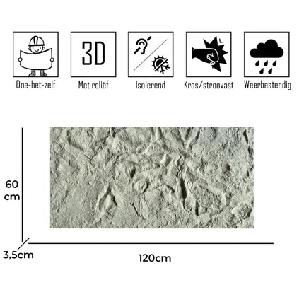 Beige Canyon – 3D Wandpaneel
118x60x3,5cm