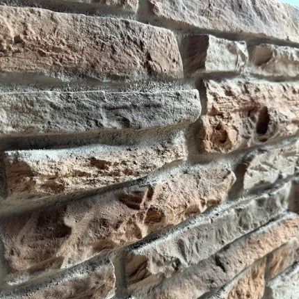 Ledgestone Braun – Ziegelsteinstreifen 3D Wandpaneel
116x59x4.4cm