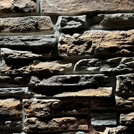 Ledgestone Braun – Ziegelsteinstreifen 3D Wandpaneel
116x59x4.4cm