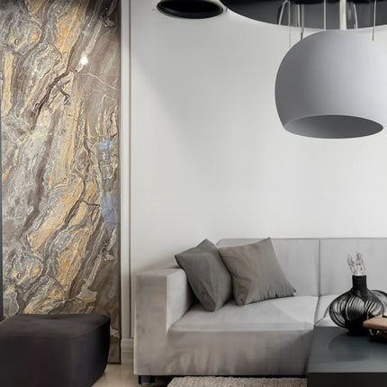 Wandpaneel PVC - Marmoroptik - 260cm*122cm- Onyx