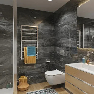 SPC Wandpaneel -Marmoroptik Dark Stone-120x60x0.3cm